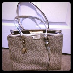 DKNY gold purse